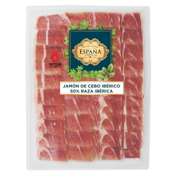 Schinken "de cebo Ibérico (50%)" 80grs